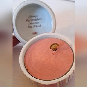 Ardleigh Elliott Trinket Music Box Plays "Always" Daughter pink bow
